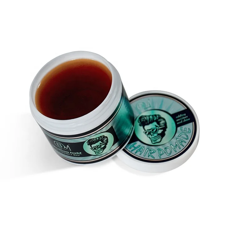 Private Label Hair Styling Product Strong Hold Gel Edge Control Hair Pomade Wax for men