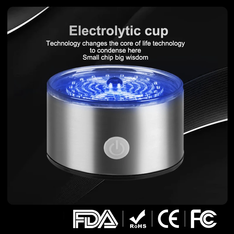 420ml Alkaline Hydrogen Water Bottle with Ionizer Filter Pitcher Type-C Charging Includes Hydrogen Water Generator Maker