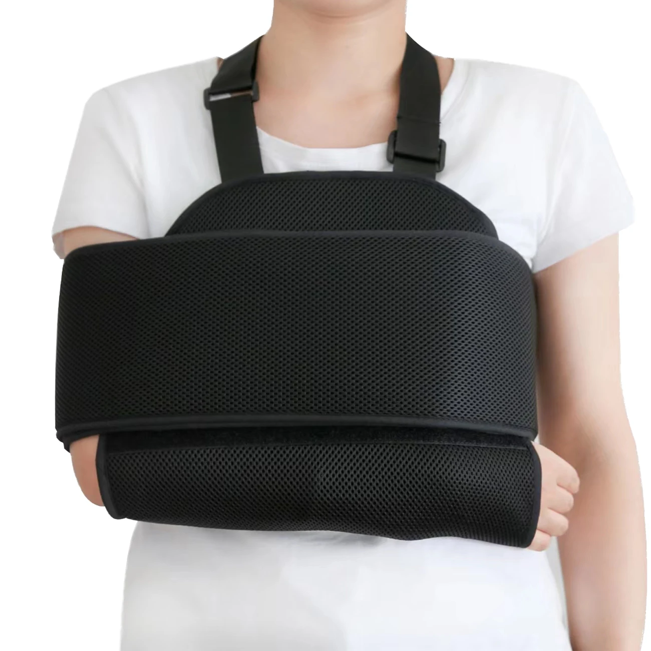 Ultra- thin Breathable Medical Arm Sling Shoulder Immobilizer Support Fracture Medical Mesh Arm Sling For Recovery