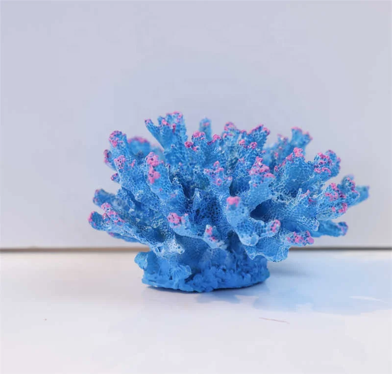 OEM/ODM Non-toxic resin lifelike resin artificial corals for fish tank Aquarium decorations
