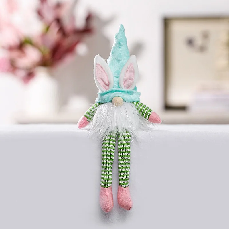 Easter Bunny Gnome Rabbit Totem Gnomes For Holiday Home Decoration Plush Party Ornaments Children Toys Led Easter Gifts For Kids