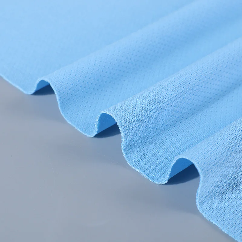100% Polyester Microfiber Quick Dry Pinhole Micro Dot Eyelet Mesh Fabric Dry Fit Sports Fabric