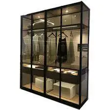 New Trends Wardrobe Closet Glass Door Design With Various Glass