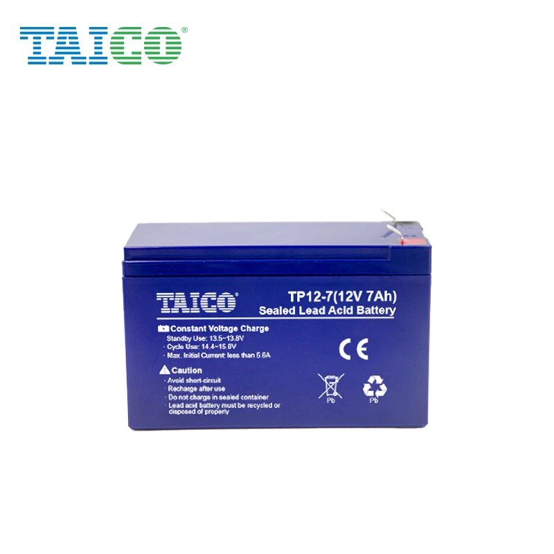  TAICO 12 v перезаряжаемая батарея 7.2ah герметичная
