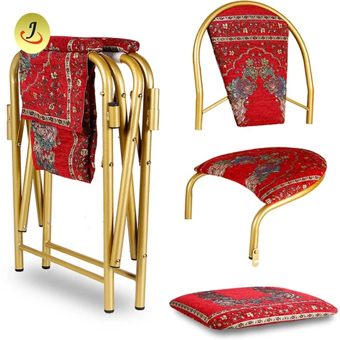 original design hot selling church furniture Islam muslim prayer portable mosque folding chair