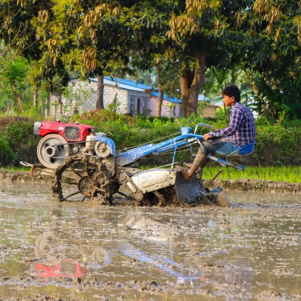 new 18hp 4wd motoblok mini tractor price