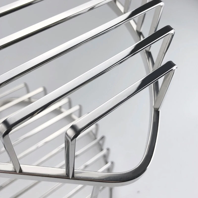 Wall mounted bathroom shelves stainless steel shelf shower caddy