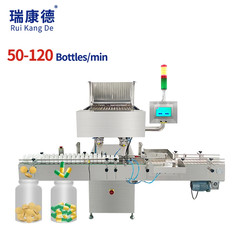 Fully Automatic Plc Capsules Counting Machine For Plastic Bottle Fillercapsuls