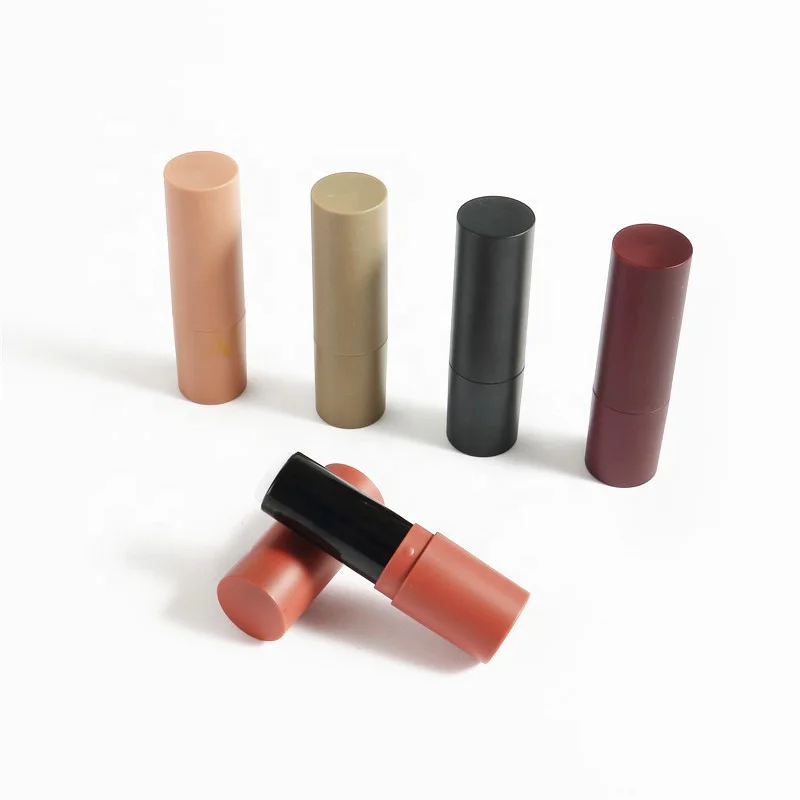 
Custom Empty mini round Lipstick container Lipstick Tube Empty Lip balm Tube packaging 