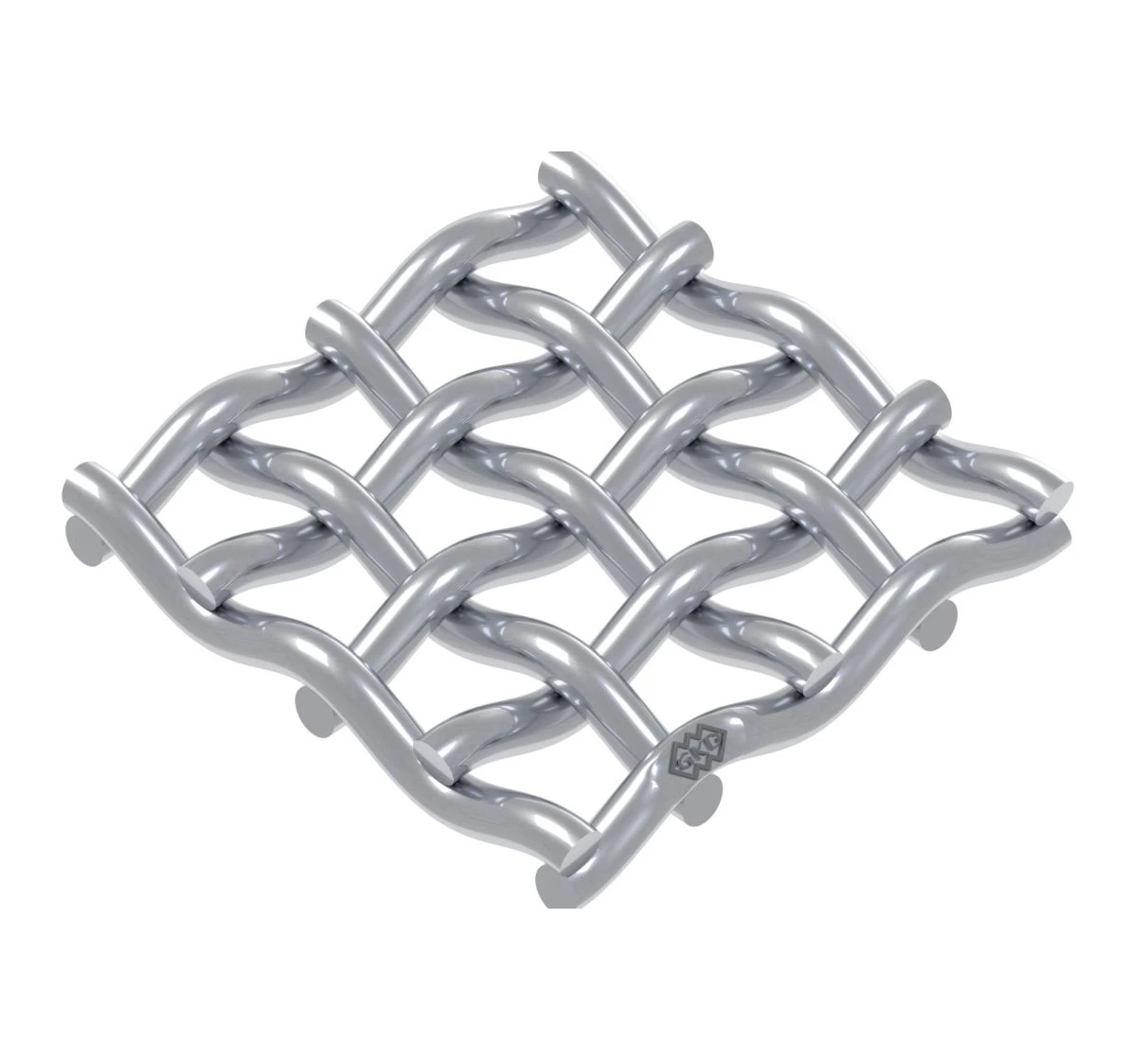 Stainless Steel Square Weave Mesh Plain Weave Wire Mesh For Exhaust Gas Filtration