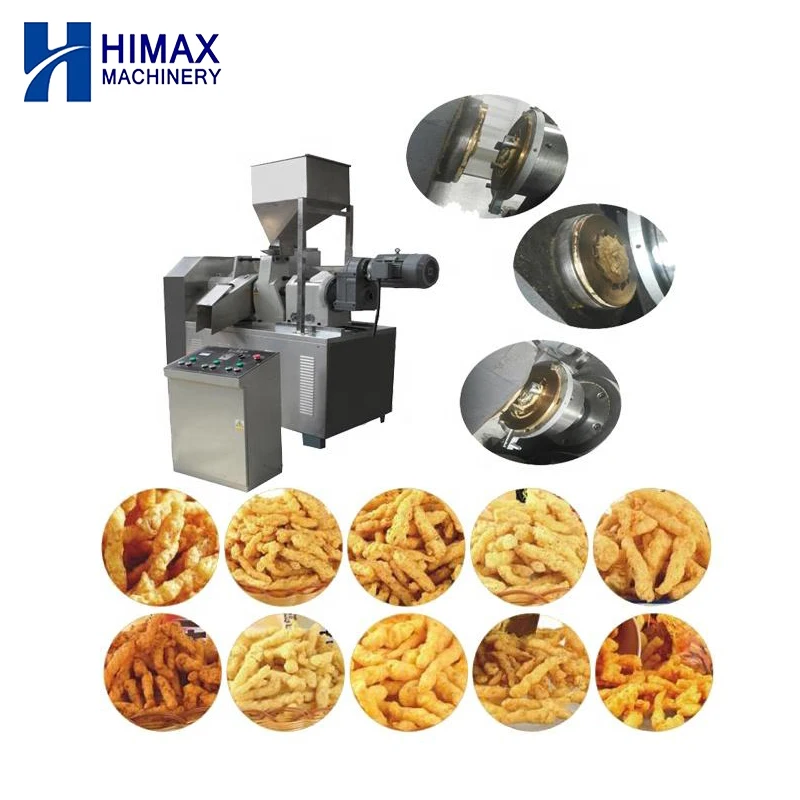 Automatic kurkure making machine cheetos snack food production line