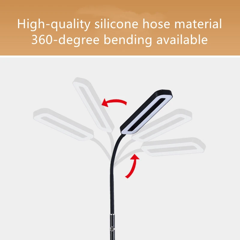 Led Floor Lamp with 3 Color Temperature and Stepless Touch Control Adjustable Gooseneck Floor Lamp for Tattoo Lashes and Reading.jpg