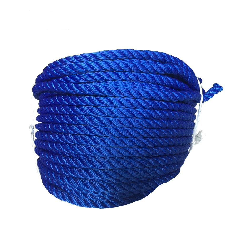 3/8/12strand Polypropylene PP/PE Danline Braided Twine Nylon Mixed Polyamide Polyester Rope for Mooring Fishing and Marine