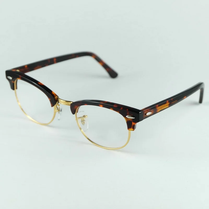 Top Quality Real Acetate Designer Glasses Frame Professional Optical Frame Easily to Change the Lenses 49mm With Original Case