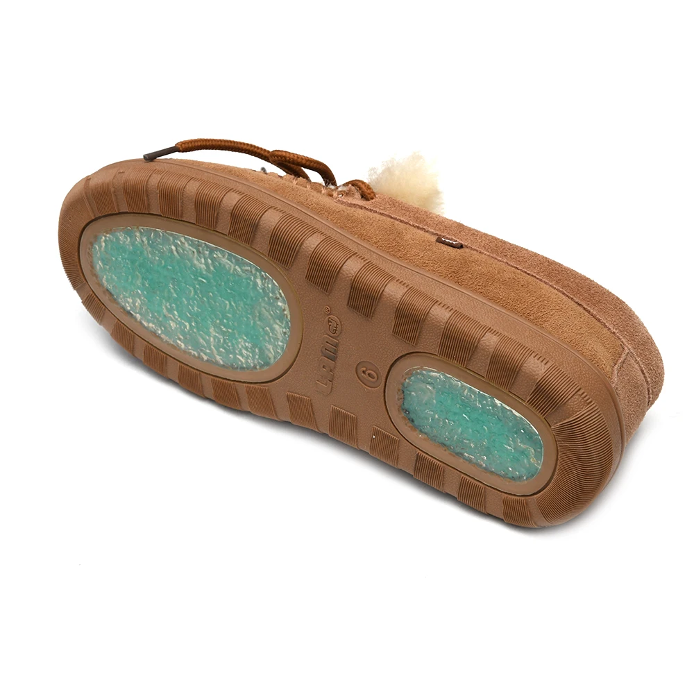 Factory  Free Samples Designer Australian Sheepskin EVA Adult Plush Genuine Leather Winter Men Boots Shoes