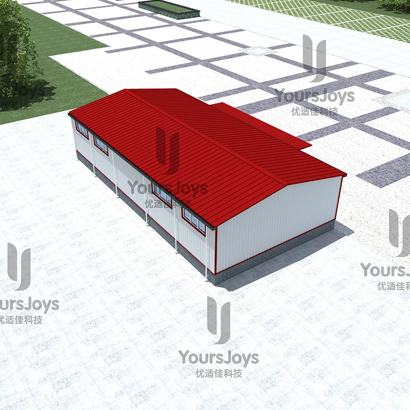 Rapid Construction Hall Prefabricated Steel Structure Building Warehouse Design Automotive 4S Showroom