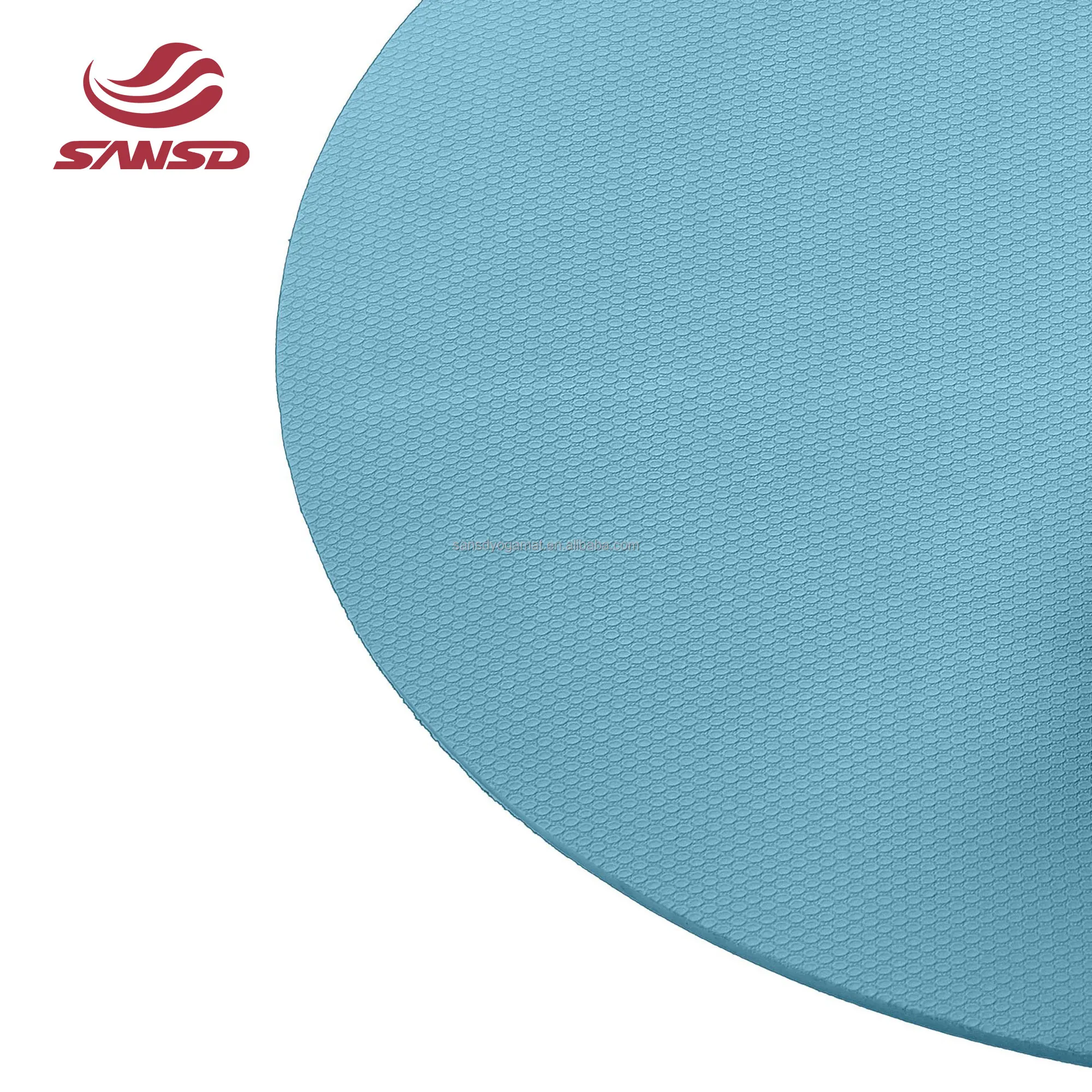 Sansd Special Patterns Custom Logo Eco Friendly Light Weight Wholesale Price Travel Folding Color Easy Foldable Tpe Yoga Mat