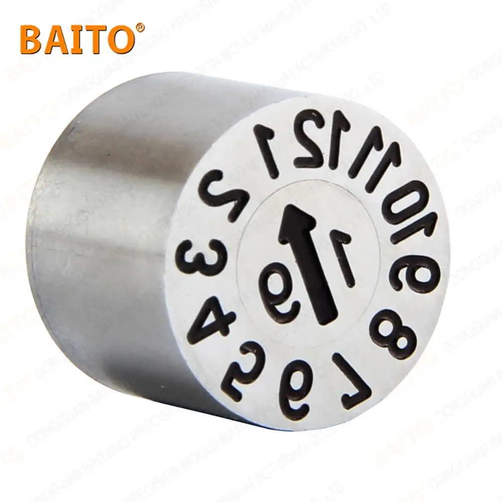 
JIS standard day month year single dual ring mold date code insert 