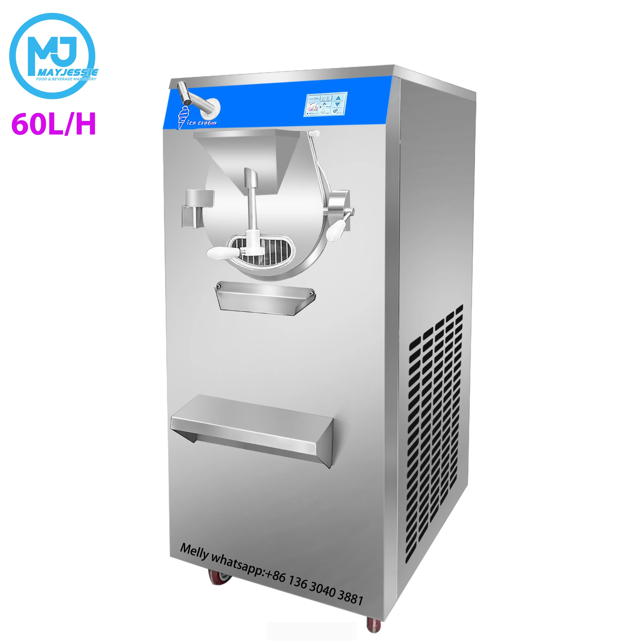 60L Mayjessie Hard Ice Cream Machine/ Batch Freezer for Gelato/ Gelato Maker
