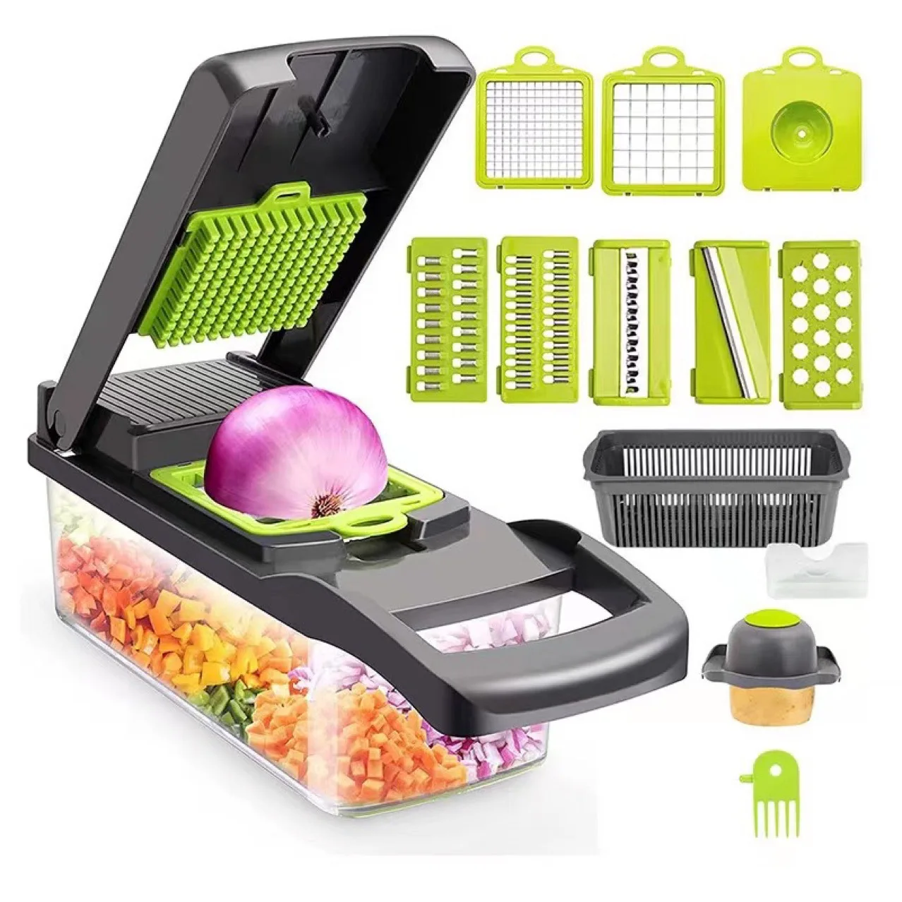 Chopping artifact vegetable fruit cutter kitchen chopper multifunctional Dicer shredding machine