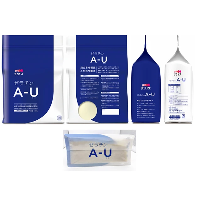 Japan easy handling packaging jelly desserts frozen foods ice creams food bovine gelatin for sausage