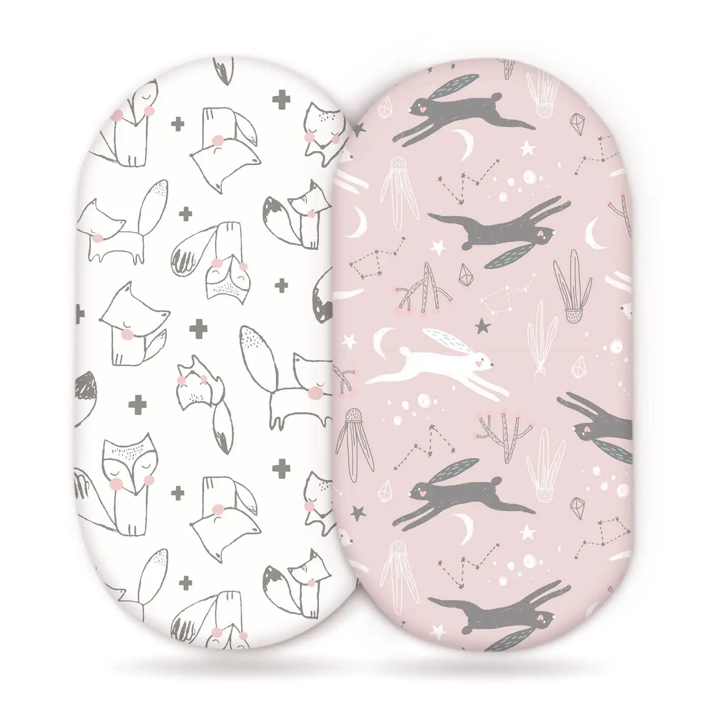 Cotton Crib Pad Cover Baby Crib Fitted Cot Sheet Baby Sleeping Bassinet Sheet Newborn Waterproof Mattress Protector