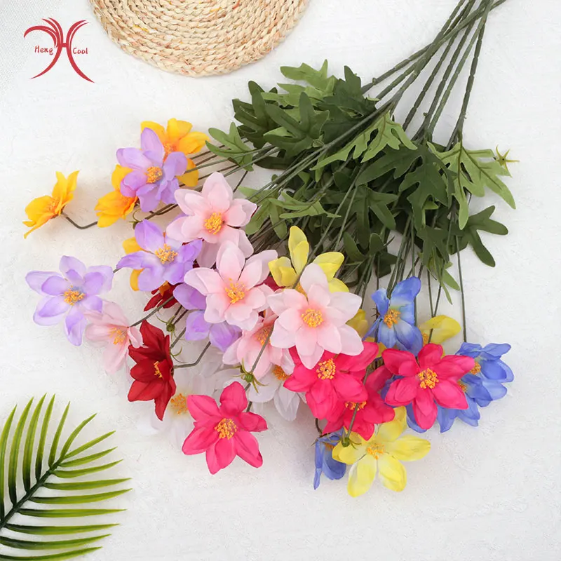 Artificial Silk Flowers Real Touch High Quality Bouquets Wedding Flowers Artificial Cord Flowers