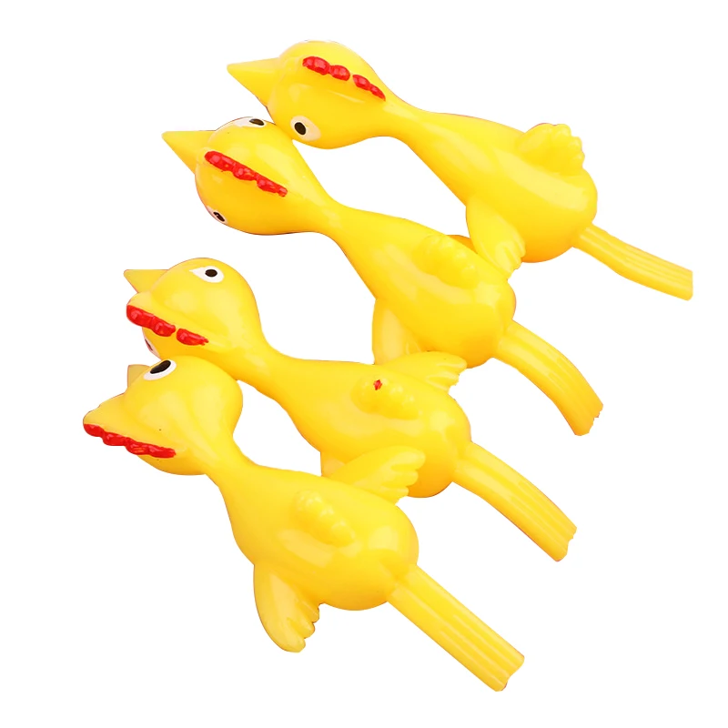 2021Sell well Catapult Launch Turkey Fun and Tricky Slingshot Chick Practice Chicken Elastic Flying Finger Birds Sticky Toys