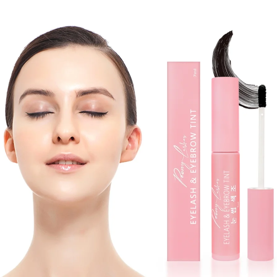 Long Lasting 10 days Eyelash And Brow Tint Waterproof Henna Eyebrow Tint Zero-based Use Eyelash Tint