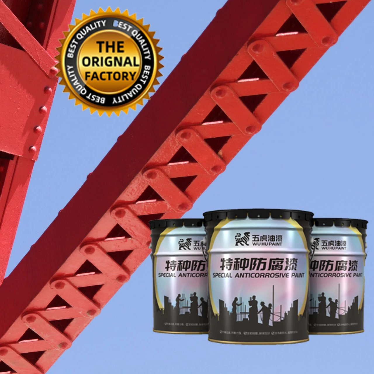 Anti-rust Anti Corrosion High Gloss Alkyd Enamel Alkyd Resin Paint For Bridge And Structure