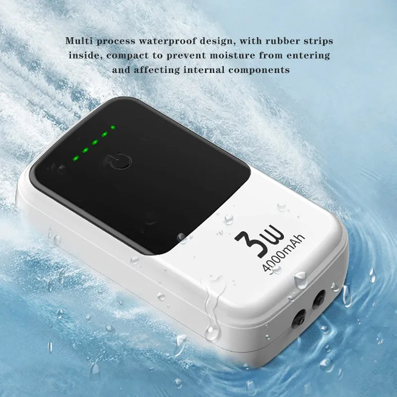 Best Seller portable fish tank rechargeable quiet mini air pump for aquarium