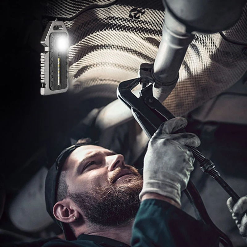 Высококачественный портативный мини-брелок-фонарик