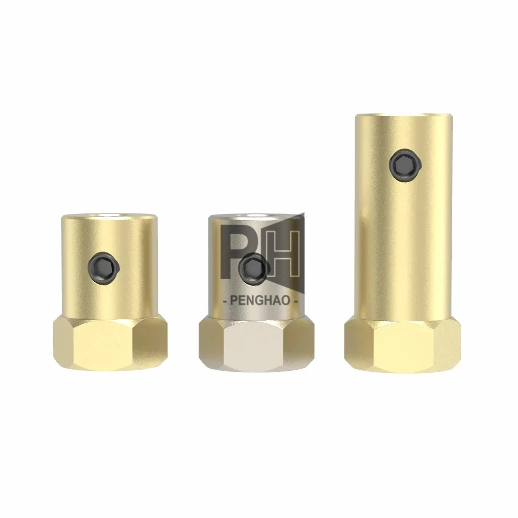 12mm Tire Connector Hexagon Coupling 2mm/3mm/4mm/5mm/6mm/7mm/8mm Hex Adapter for RC Cars Connecting Parts