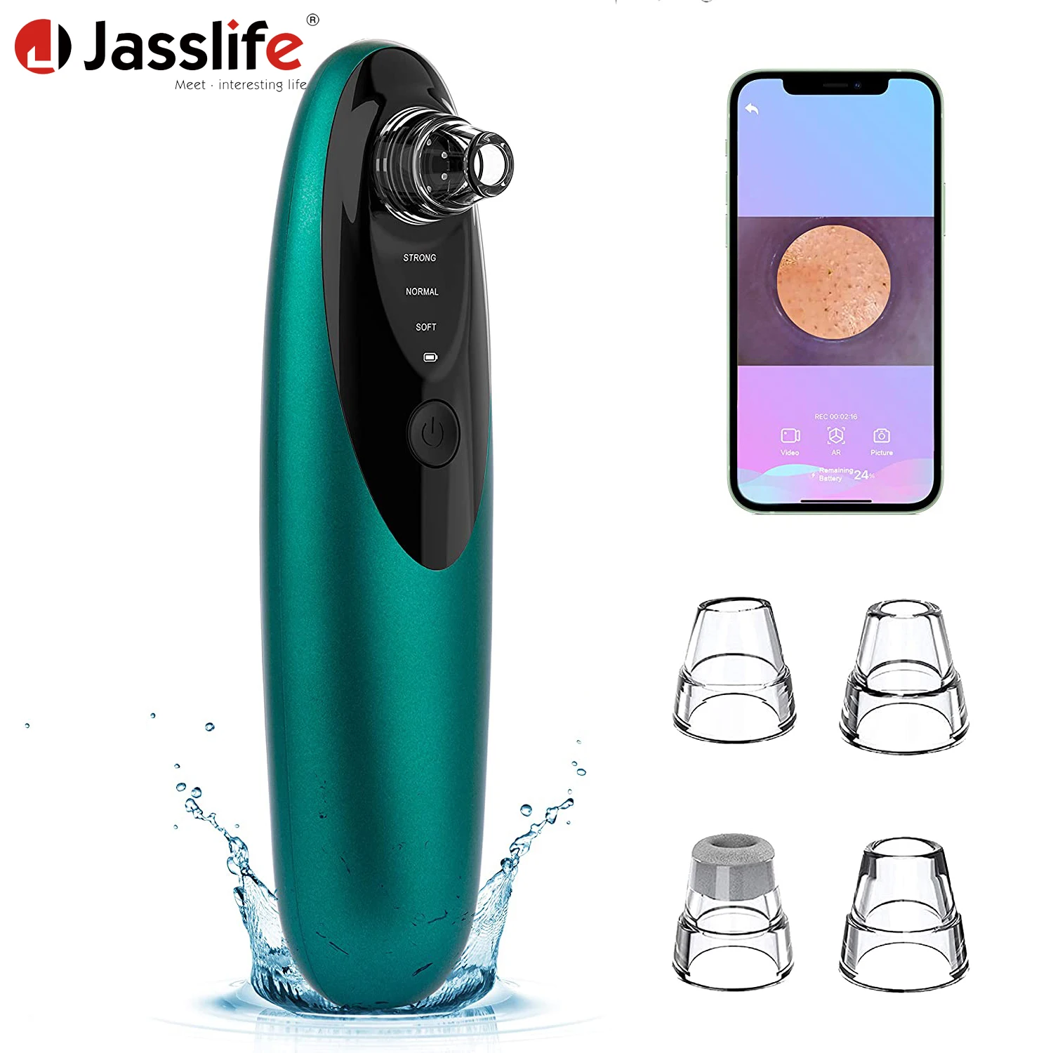 
HD Camera Acne Pore cleaner Black Head Removal tool facial face Blackhead Remover vacuum with camera 