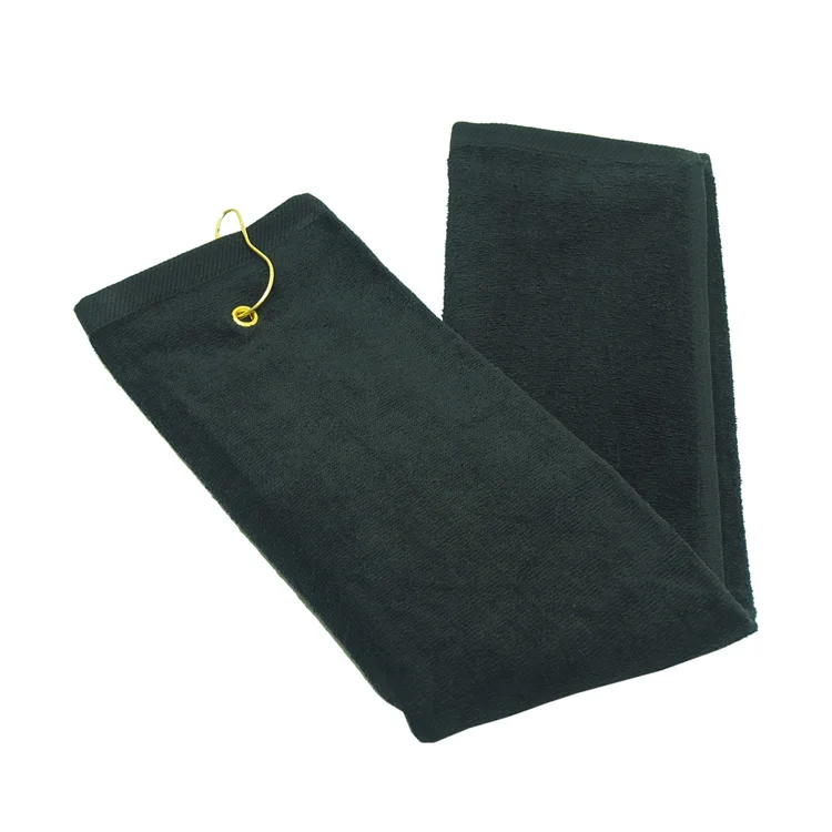 wholesale golf towel with magnet golf bag towel microfiber with waffle golf magnetic towel