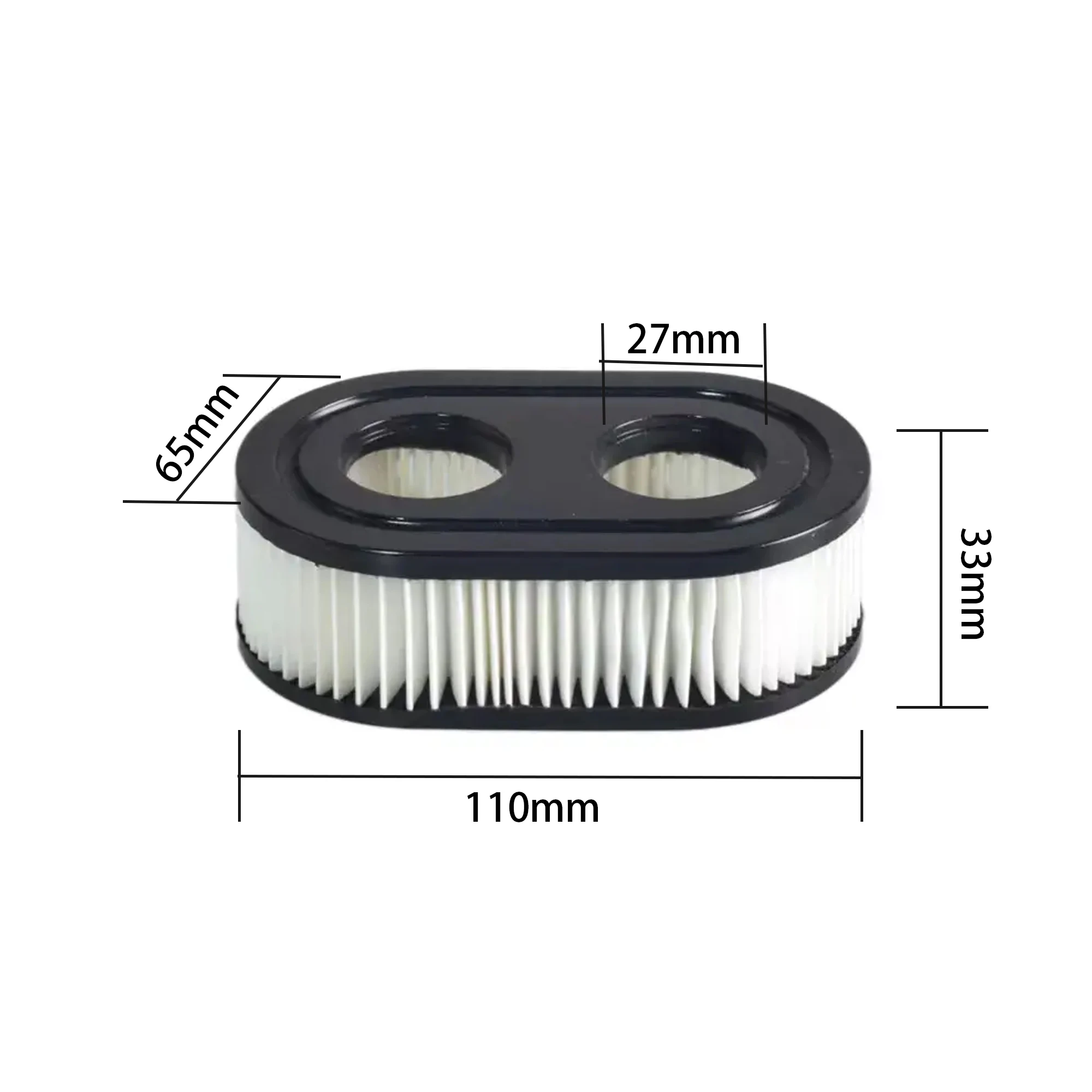 High quality replace air filter compatible with Briggs & Stratton B&S 798452 910 593260 09P702 Paper Air Filter 4-cycle Engine