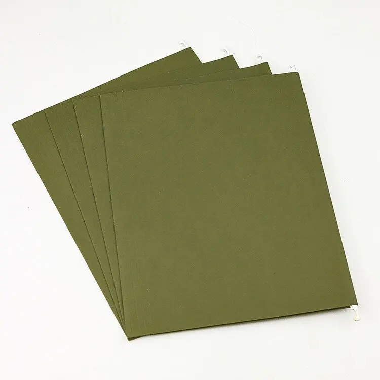 Green 25 Pack Letter size paper suspension file folder Hanging folder Filing Cabinet Suspension Files for office