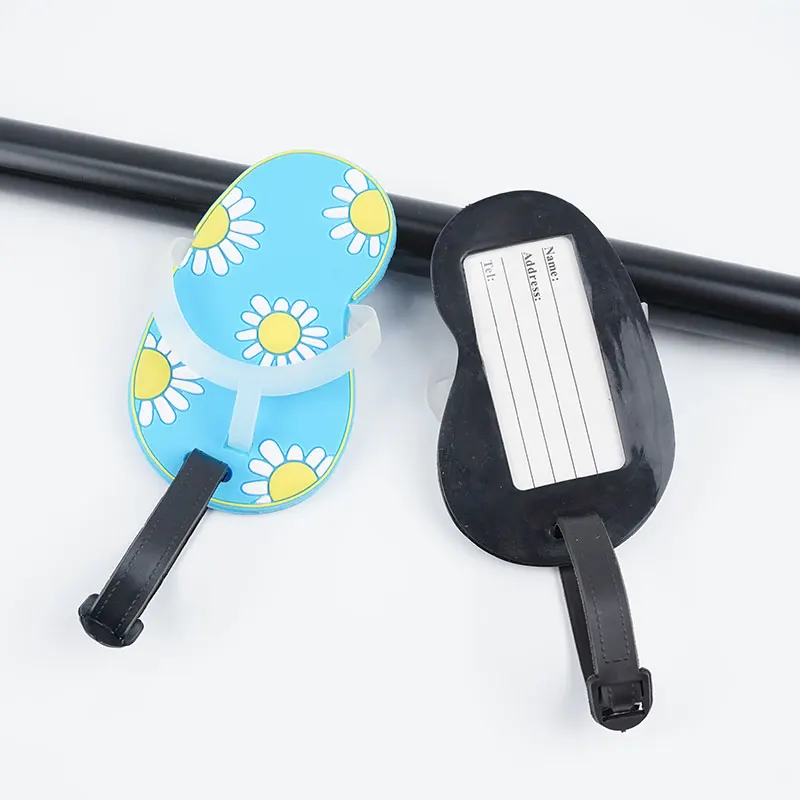 Personalized Flip-Flops Luggage Tags Travel Baggage Tags for Suitcase Identification and Decoration