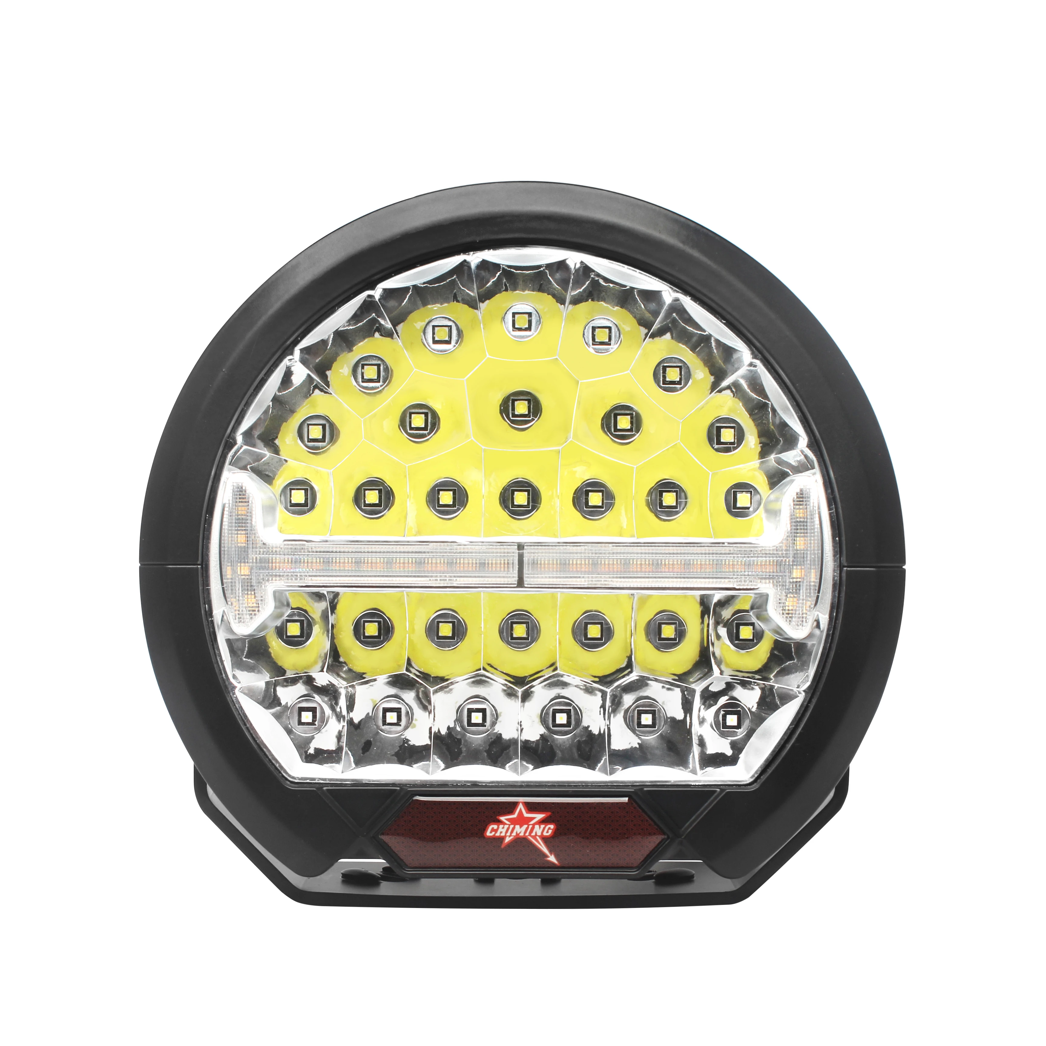 Wholesale Work Light For Truck 7/9 inch Flood 1 LED Headlight 300W Work touch lumina Spot Beam Round Offroad Driving Light