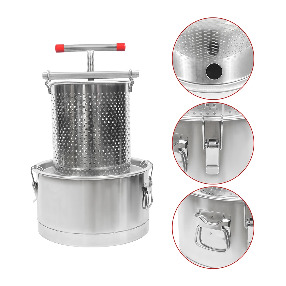 New style automatic bee wax press machine extractor manual honey press machine