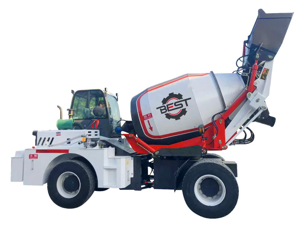 Лидер продаж, самозагружающаяся Бетономешалка 3 кубических метра с двойной шиной