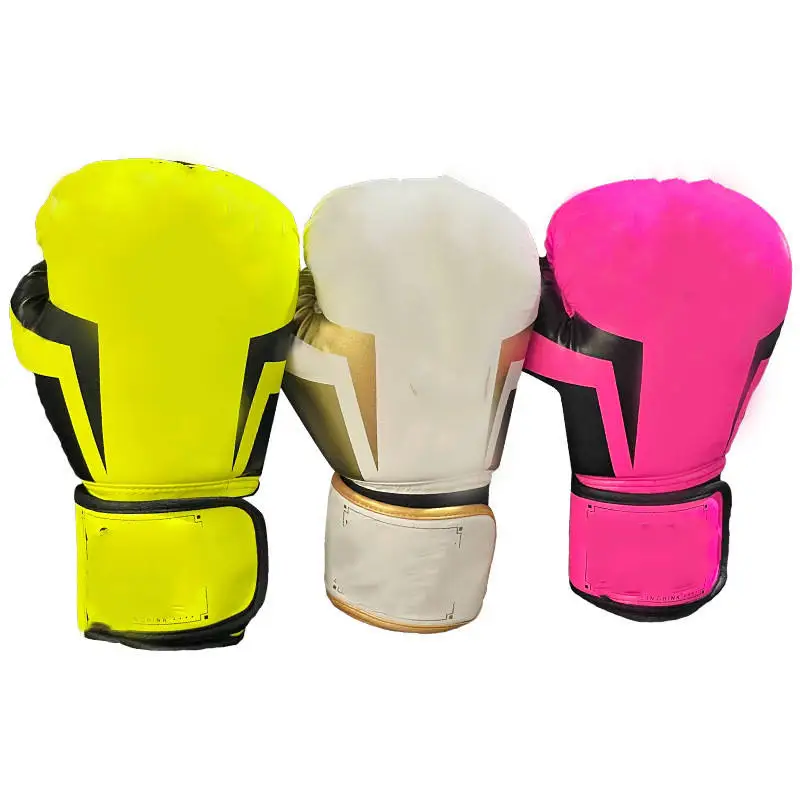 Custom Design Boxing Training Gloves Gym Training Leather Boxing Gloves
