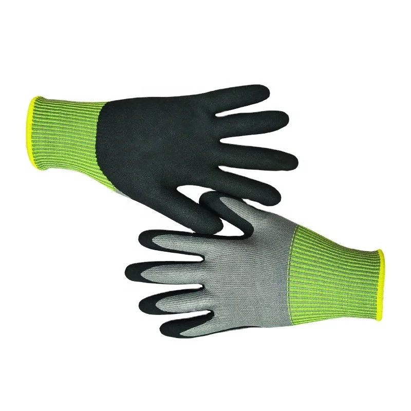 Cut Resistant Graphene Gloves, Construction Gloves, Sheet Metal Handling Gloves, guantes de nitrilo