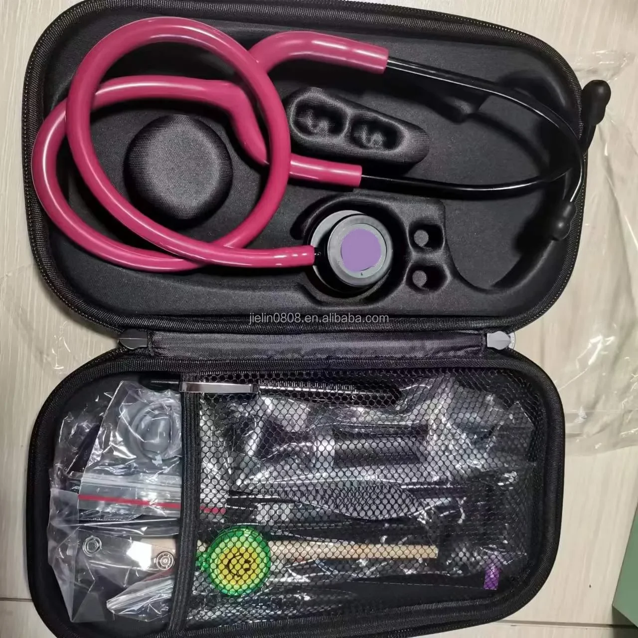 Medical Surgical Diagnostics Instrument Stethoscope Kits With Nylon Bag For Medical