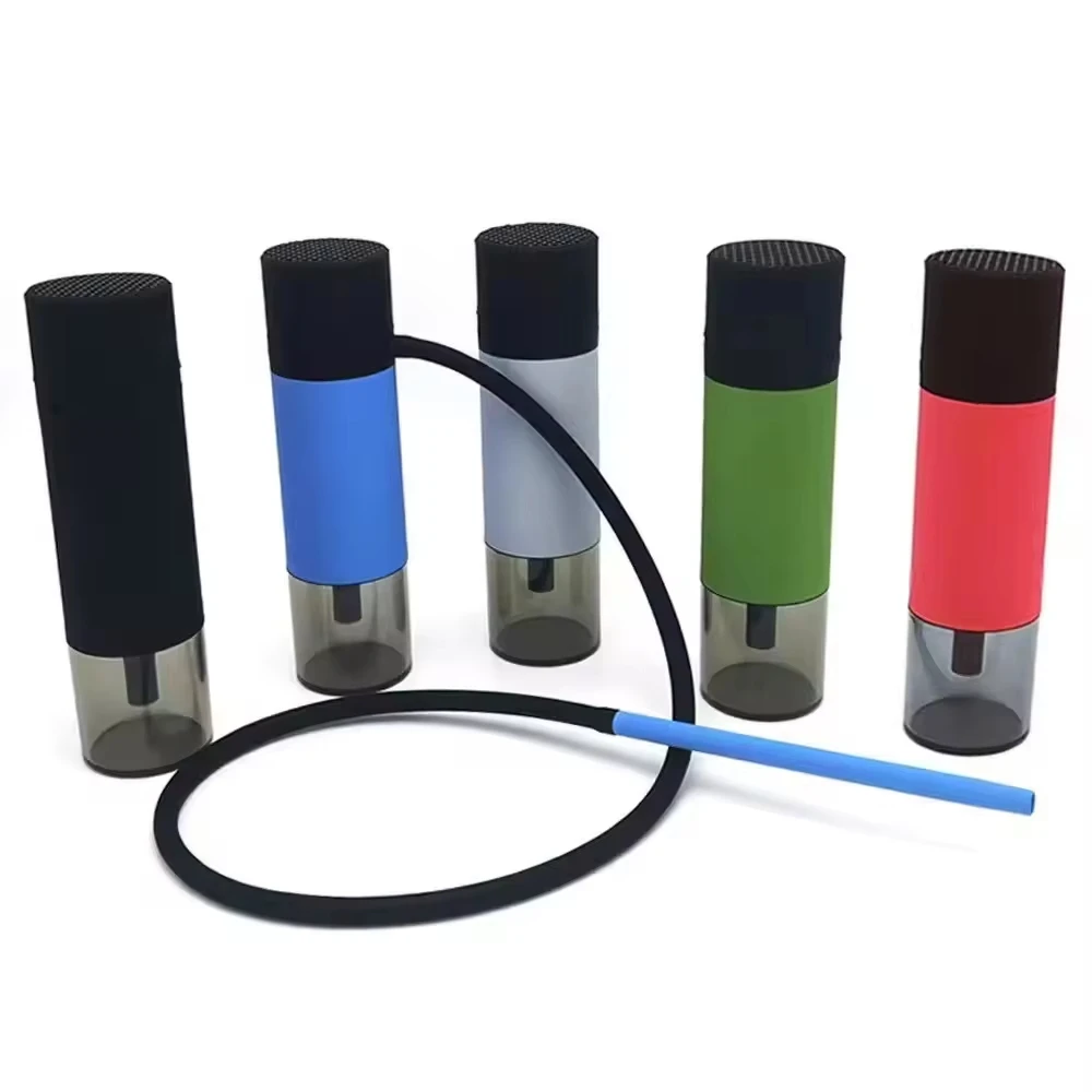 Custom Logo Wholesale Acrylic Plastic Detachable and Cleaned Portable Travel Hookah Shisha Car Hookah Cup Portable Hookah