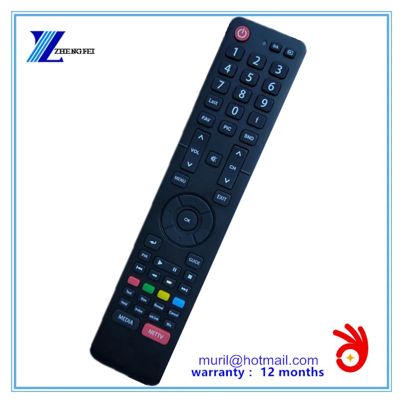 ONE FOR ALL Universal Remote Controller with MEDIA NETTV function Black 54 Butons