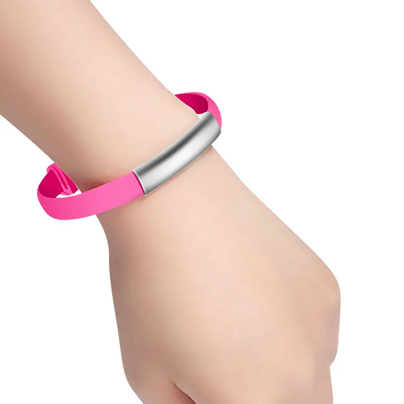 2.4A TPE Bracelet USB Cable Fast Charger Short USB C Cable 22cm Type C Charging Bracelet Cable