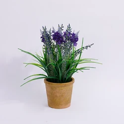 Wholesale Artificial Plants Lavender Flower Garden Wedding Decorative Simulation Artificial Lavender