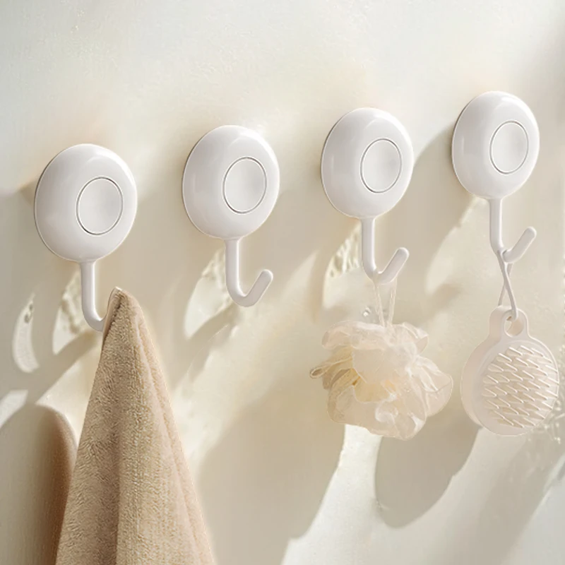 Hanging Coat Jacket Self Adhesive Sticky Hooks Shower Towel Bath Robe sponge Strong Powerful Sticking Traceless Hook with Tape