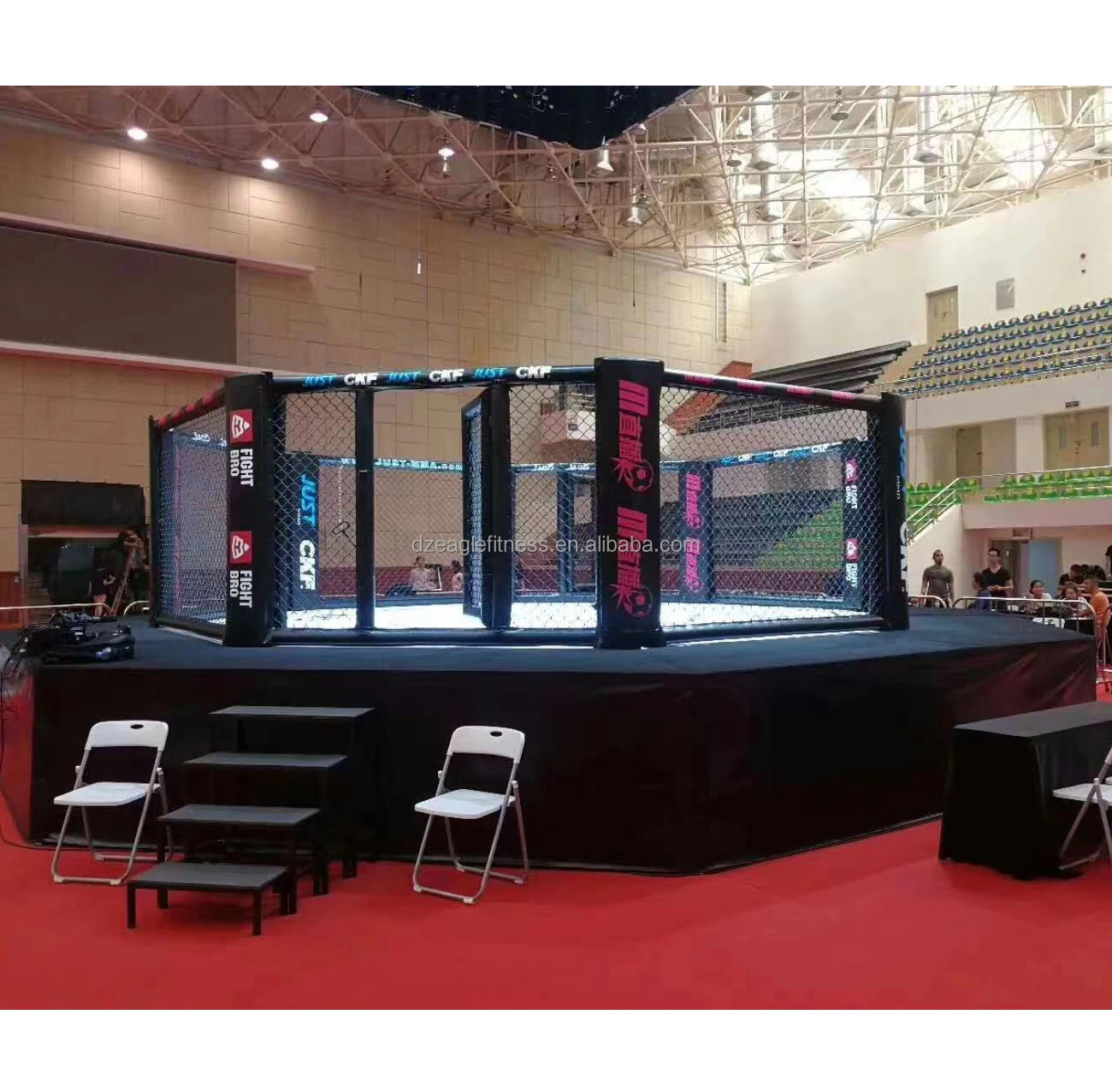 Профессиональная квадратная клетка для mma восьмиугольный пол восьмиугольник б/у боксерское кольцо